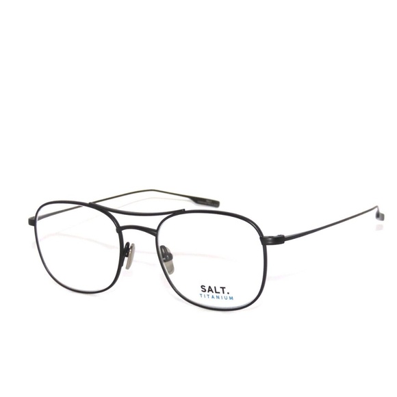 Salt Hendricks BS 48 Black Sand Titanium Eyeglasses  Frame - Picture 1 of 6